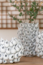 Flowerpot Anemone Earthenware White