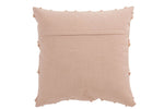 Pillow Wavy Squares Cotton Light Pink