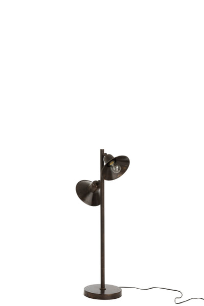 Lamp Standing 2L Iron D-Brown - (85289)