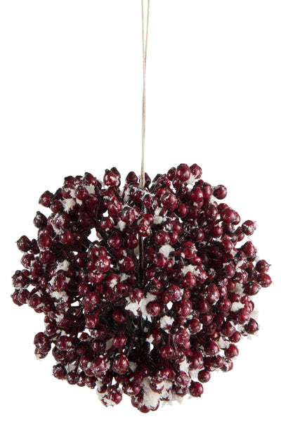 Ball Hanging Berry Plastic Deep - (87405)