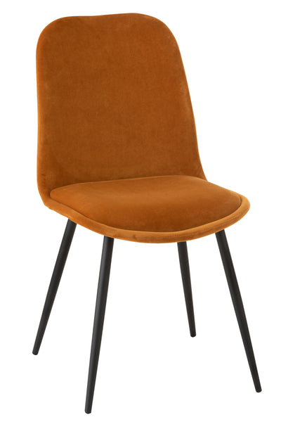 Chair Claire With/Textile Ochre - (96147)
